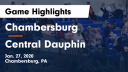 Chambersburg  vs Central Dauphin  Game Highlights - Jan. 27, 2020