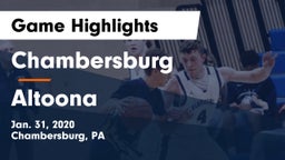 Chambersburg  vs Altoona  Game Highlights - Jan. 31, 2020
