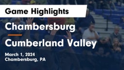 Chambersburg  vs Cumberland Valley  Game Highlights - March 1, 2024