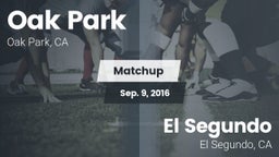 Matchup: Oak Park  vs. El Segundo  2016
