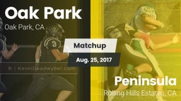 Matchup: Oak Park  vs.  Peninsula  2017