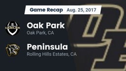 Recap: Oak Park  vs.  Peninsula  2017