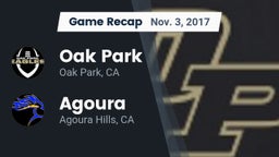 Recap: Oak Park  vs. Agoura  2017