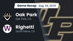 Recap: Oak Park  vs. Righetti  2018