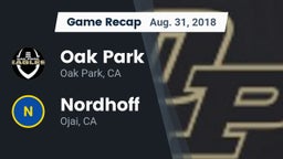 Recap: Oak Park  vs. Nordhoff  2018