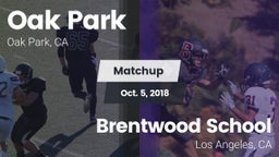 Matchup: Oak Park  vs. Brentwood School 2018