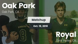 Matchup: Oak Park  vs. Royal  2018