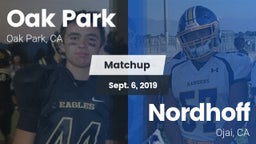 Matchup: Oak Park  vs. Nordhoff  2019