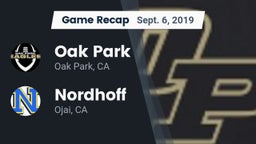 Recap: Oak Park  vs. Nordhoff  2019