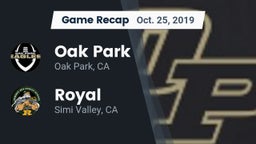 Recap: Oak Park  vs. Royal  2019