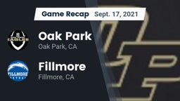 Recap: Oak Park  vs. Fillmore  2021