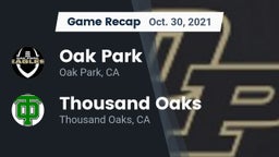 Recap: Oak Park  vs. Thousand Oaks  2021