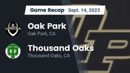 Recap: Oak Park  vs. Thousand Oaks  2023