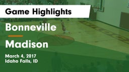 Bonneville  vs Madison  Game Highlights - March 4, 2017