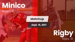 Matchup: Minico  vs. Rigby  2017