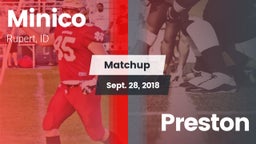 Matchup: Minico  vs. Preston 2018