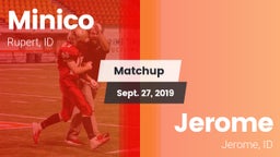 Matchup: Minico  vs. Jerome  2019