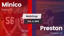 Matchup: Minico  vs. Preston  2019