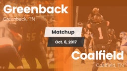 Matchup: Greenback High vs. Coalfield  2017