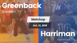 Matchup: Greenback High vs. Harriman  2018
