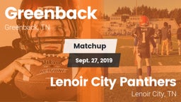 Matchup: Greenback High vs. Lenoir City Panthers 2019