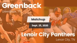 Matchup: Greenback High vs. Lenoir City Panthers 2020