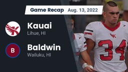 Recap: Kauai  vs. Baldwin  2022