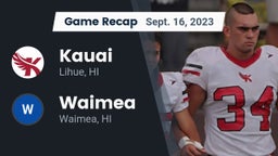 Recap: Kauai  vs. Waimea  2023