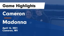 Cameron  vs Madonna  Game Highlights - April 16, 2021