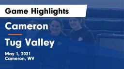 Cameron  vs Tug Valley Game Highlights - May 1, 2021