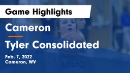 Cameron  vs Tyler Consolidated  Game Highlights - Feb. 7, 2022
