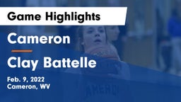 Cameron  vs Clay Battelle Game Highlights - Feb. 9, 2022