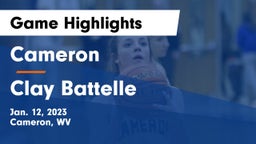Cameron  vs Clay Battelle Game Highlights - Jan. 12, 2023