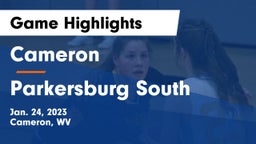 Cameron  vs Parkersburg South  Game Highlights - Jan. 24, 2023