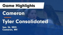 Cameron  vs Tyler Consolidated  Game Highlights - Jan. 26, 2023