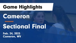 Cameron  vs Sectional Final Game Highlights - Feb. 24, 2023