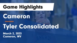 Cameron  vs Tyler Consolidated  Game Highlights - March 2, 2023