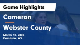 Cameron  vs Webster County  Game Highlights - March 10, 2023