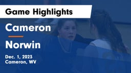 Cameron  vs Norwin  Game Highlights - Dec. 1, 2023