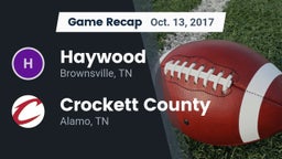 Recap: Haywood  vs. Crockett County  2017