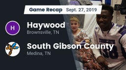 Recap: Haywood  vs. South Gibson County  2019
