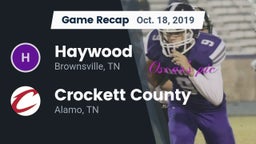 Recap: Haywood  vs. Crockett County  2019