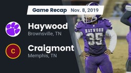 Recap: Haywood  vs. Craigmont  2019