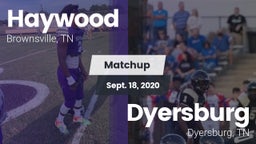 Matchup: Haywood  vs. Dyersburg  2020