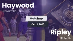 Matchup: Haywood  vs. Ripley  2020
