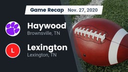 Recap: Haywood  vs. Lexington  2020