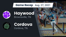 Recap: Haywood  vs. Cordova  2021