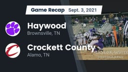 Recap: Haywood  vs. Crockett County  2021