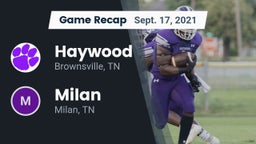 Recap: Haywood  vs. Milan  2021