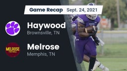 Recap: Haywood  vs. Melrose  2021